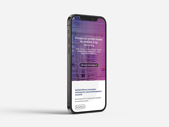 Création de site internet recherche médicale version mobile first